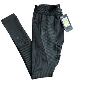 Under Armour Men’s Coldgear Rush Seamless Leggings - Black - Size Medium